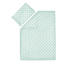 Lenjerie de pat  2 piese Ocean circles mint  Fillikid