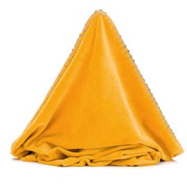 Paturica din bumbac Bio Esmeralda, orange,75x100 cm. - Fillikid