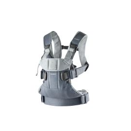 BabyBjorn - Marsupiu anatomic One, cu pozitii multiple de purtare Denim Blue Sprinkles, Bumbac - Editie Limitata