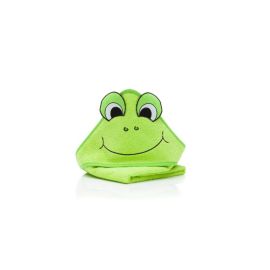 Prosop brodat Frog, green, 75x75 cm. Fillikid