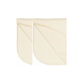 Scutece molton alb 40x40cm 2/set Kreis Design