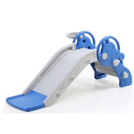 Tobogan MyKids Tree cu cos de basket Blue