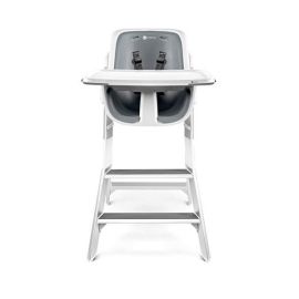 Scaun de masa 4moms White-Grey+Set Farfurii si tacamuri