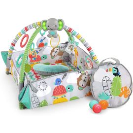 Bright Starts - Salteluta de activitati 5 in 1 Gym & Ball Pit Totally Tropical