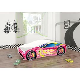 Pat Tineret MyKids Race Car 08 Pink-140x70