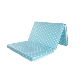 Saltea Pliabila copii MyKids Blue Stars Spuma Poliuretanica