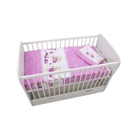 Lenjerie MyKids Teddy Toys Roz 3 Piese 140x70