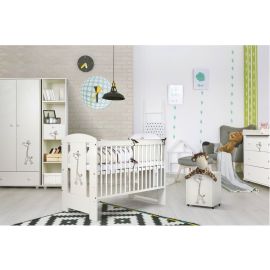 Mobilier Camera Copii Si Bebelusi KLUPS SAFARI GIRAFFE Alb