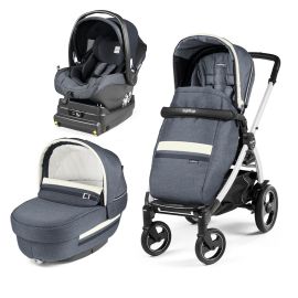CARUCIOR 3 IN 1, PEG PEREGO, BOOK PLUS 51 S, TITANIA WHITE, I-SIZE, LUXE