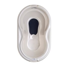 Cadita cu covoras antiderapant TOP White cream Rotho-babydesign