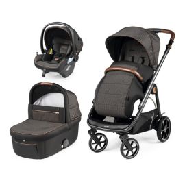 Carucior 3 In 1 Peg Perego Veloce, Lounge, 0 - 22 Kg, 500, Negru/Gri