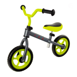 Bicicleta Fara Pedale Eurobaby Cool Baby Bike - Verde Cu Gri