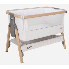 Tutti Bambini – Patut 2 in 1 co-sleeper CoZee Oak & Sterling Silver