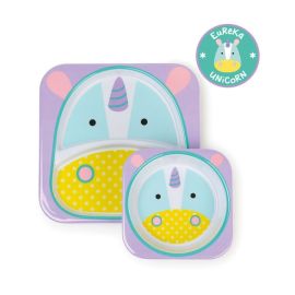 Skip Hop Set Farfurie & Bol – Unicorn