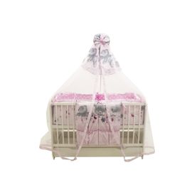 Lenjerie MyKids Teddy Hug Roz M2 7 Piese 120x60 cm