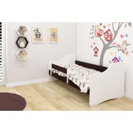 Patut Tineret III MyKids Happy White-Wenge - 140x70