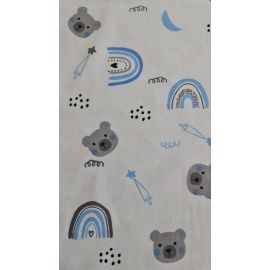 Scutec multifunctional finet 65x90 cm, blue Kreis