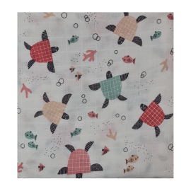 Cearceaf din muselina, 2buc./set, 120x160cm, red Kreis