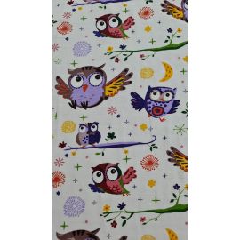 Scutec din muselina, bufnite, 80x80cm, Kreis Design