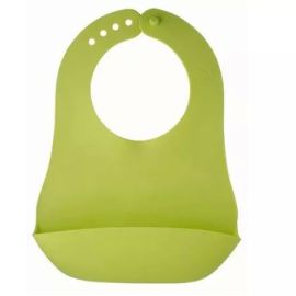 Baveta impermeabila moale Apple green, +6 luni, Rotho Baby Design
