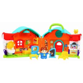 Casuta cu Papusa si Accesorii cu Lumini si Sunete