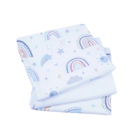 Scutece multifunctionale din finet 75x75 cm 3/set., blue  Kreis