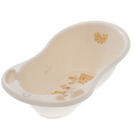 CADITA COPII 102CM CU SENZOR TEDDY BEAR ALB PERLA MS-005-118