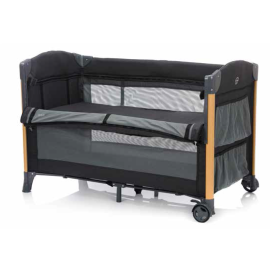 Patut pliabil cu laterala culisabila extra Cadiz Grey melange Fillikid