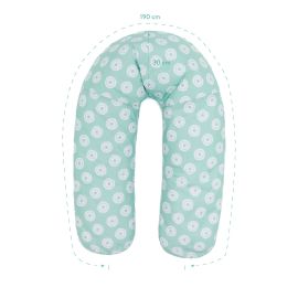 Perna pentru gravida si alaptat 190 cm. Circles mint Fillikid