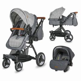 Carucior transformabil 3in1 Coccolle Ambra Urban Grey