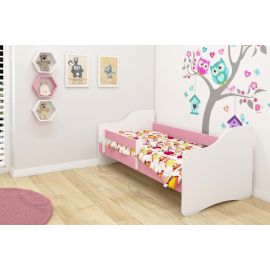 Patut Tineret III MyKids Happy White-Pink - 140x70