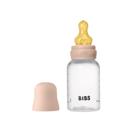 BIBS - Set complet biberon anticolici PP fara BPA, 150 ml, Latex, Blush