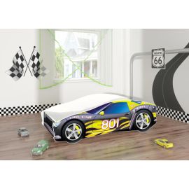 Pat Tineret MyKids Race Car 06 Black-140x70