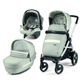CARUCIOR 3 IN 1, PEG PEREGO, BOOK PLUS 51 S, TITANIA WHITE, LUXE PURE