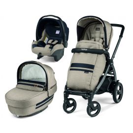 CARUCIOR 3 IN 1, PEG PEREGO, BOOK PLUS 51 S, TITANIA, LUXE ECRU