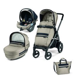 CARUCIOR 3 IN 1 PEG PEREGO, BOOK 51 S TITANIA, LOUNGE, LUXE ECRU