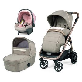 CARUCIOR 3 IN 1 PEG PEREGO VELOCE, PRIMOVIAGGIO SL, 0 - 22 KG, MON AMOUR, BEJ / ROZ *