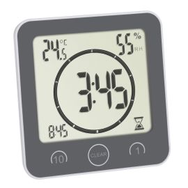 Ceas digital cu timer si termohigrometru pentru bucatarie si baie TFA 60.4001.10