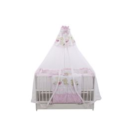 Lenjerie MyKids Teddy Play Pink M1 7 Piese 140x70 cm