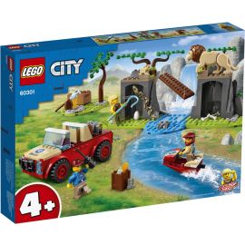 LEGO CITY MASINA DE TEREN PENTRU SALVAREA ANIMALELOR SALBATICE 60301