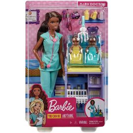 BARBIE CARIERE SET CU PAPUSA DOCTOR PEDIATRU