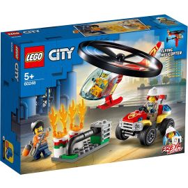 LEGO CITY INTERVENTIE CU ELICOPTERUL DE POMPIERI 60248