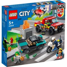 LEGO CITY STINGERE DE INCENDIU SI URMARIRE POLITISTA 60319