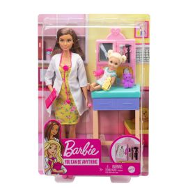 BARBIE CARIERE SET CU PAPUSA DOCTOR PEDIATRU SATENA