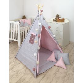 Jolie Cort Tipi 100x100 cm Geometric Pink