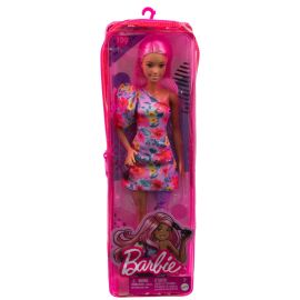 PAPUSA BARBIE FASHIONISTA CU PAR ROZ SI PICIOR PROTETIC