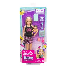 BARBIE PAPUSA SKIPPER FIRST JOBS BABYSITTER PAPUSA BLONDA