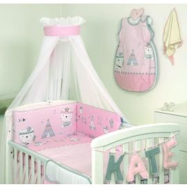 Jolie Lenjerie 3 piese Indi Pink 120*60cm