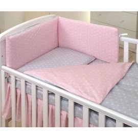 Jolie Lenjerie 3 piese Geometric Grey/Pink