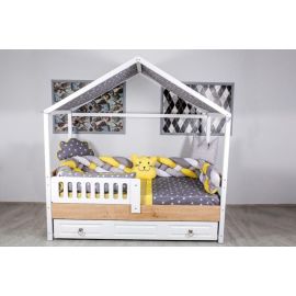 Lenjerie MyKids Montessori 7 Piese PS108 95x195 cm